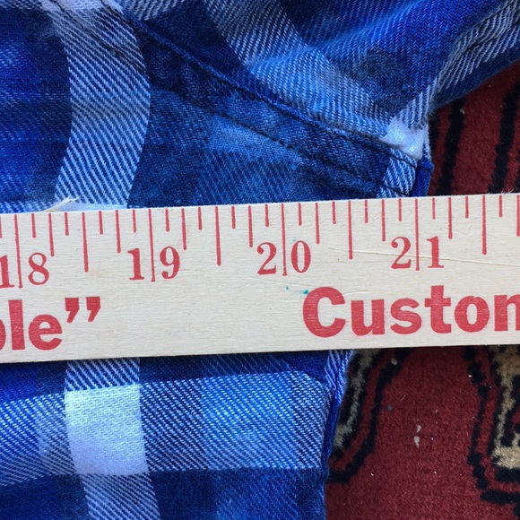 Chip Foster  Cowboy Distressed Plaid Shirt - Picture 6 of 8